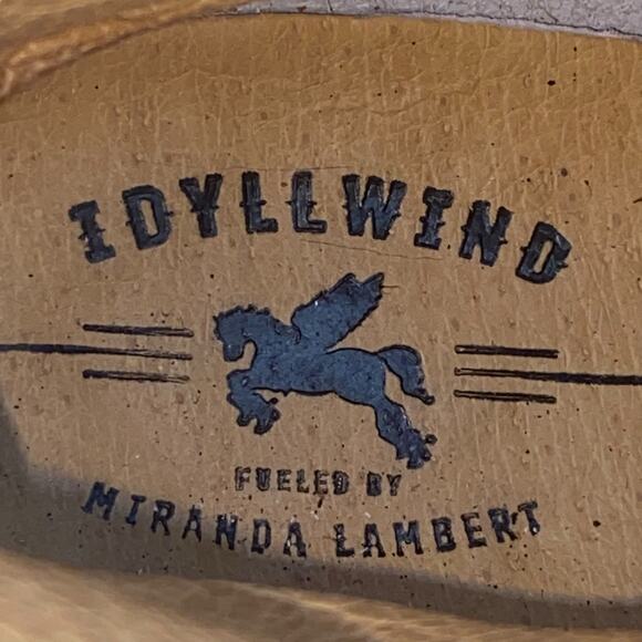 Idyllwind By Miranda Lambert Wheels Brown Suede Western Cowgirl Boot Size US 7.5 - Picture 11 of 12